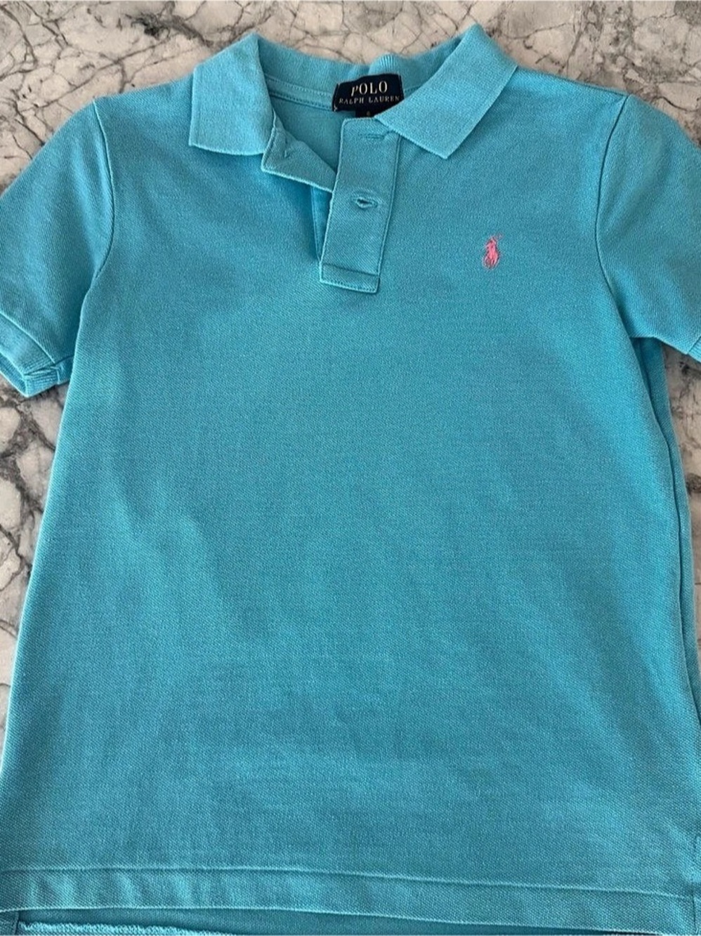 Kids Polo Ralph Lauren Kids Cotton Polo Shirt Blue (size 6) like new!!!